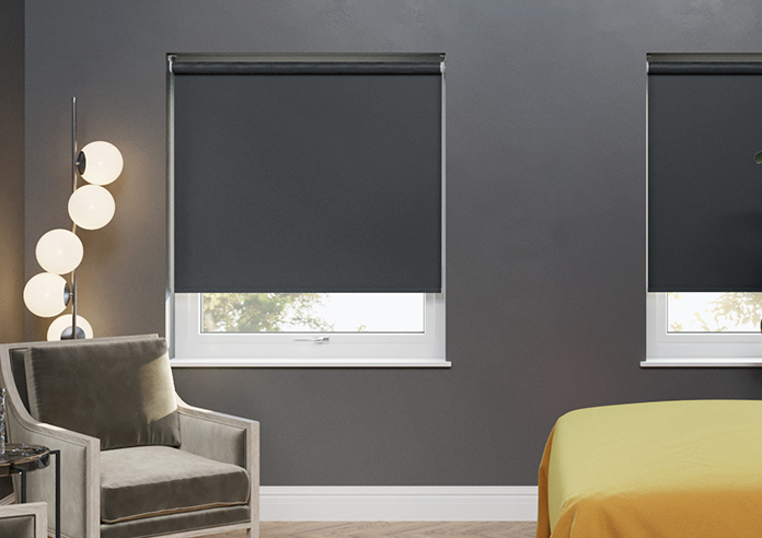Trinity (Blackout), Shadow - Motorised Roller Blind - Image 3